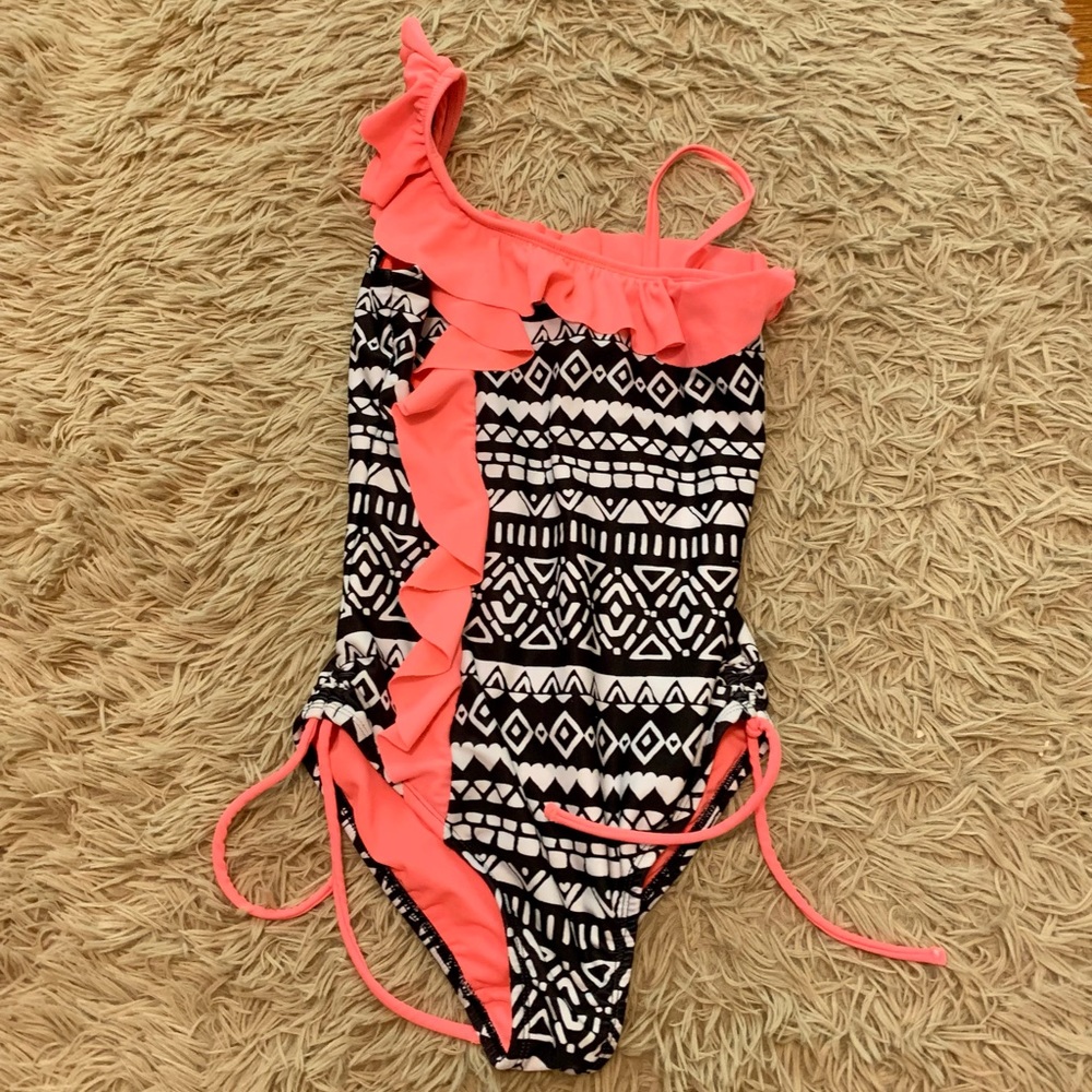Justice Ruffle One-Piece SwimSuit